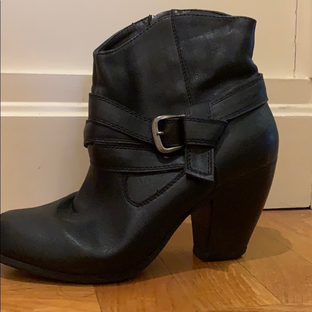 black boots